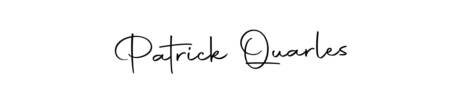 It looks lik you need a new signature style for name Patrick Quarles. Design unique handwritten (Autography-DOLnW) signature with our free signature maker in just a few clicks. Patrick Quarles signature style 10 images and pictures png