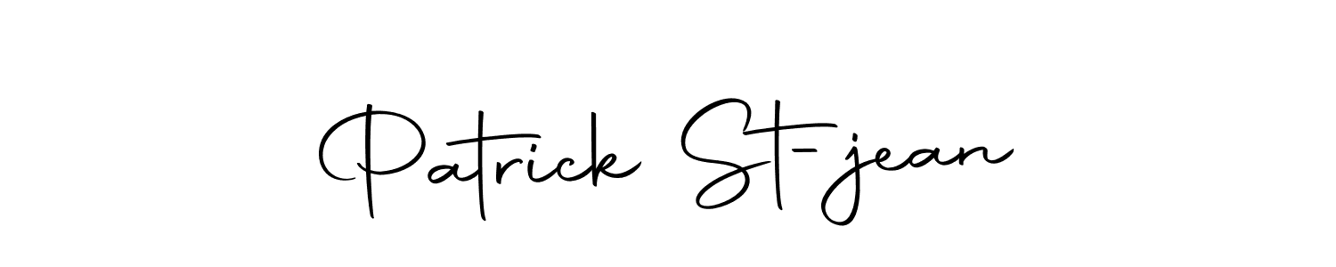 You should practise on your own different ways (Autography-DOLnW) to write your name (Patrick St-jean) in signature. don't let someone else do it for you. Patrick St-jean signature style 10 images and pictures png