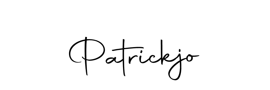 Create a beautiful signature design for name Patrickjo. With this signature (Autography-DOLnW) fonts, you can make a handwritten signature for free. Patrickjo signature style 10 images and pictures png