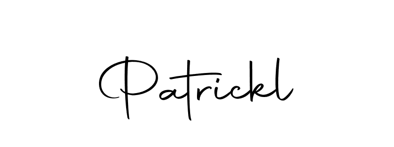 Create a beautiful signature design for name Patrickl. With this signature (Autography-DOLnW) fonts, you can make a handwritten signature for free. Patrickl signature style 10 images and pictures png