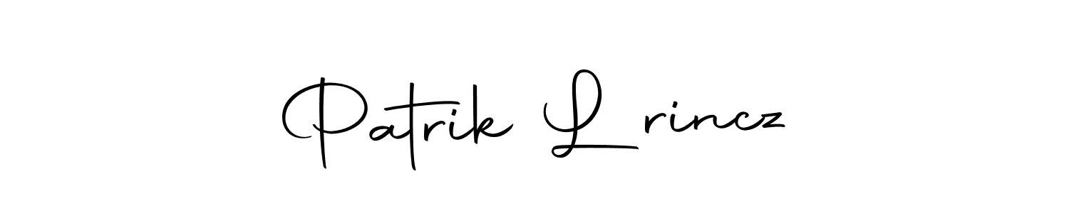 How to make Patrik Lőrincz signature? Autography-DOLnW is a professional autograph style. Create handwritten signature for Patrik Lőrincz name. Patrik Lőrincz signature style 10 images and pictures png