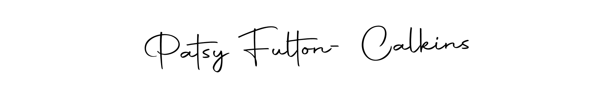 Patsy Fulton- Calkins stylish signature style. Best Handwritten Sign (Autography-DOLnW) for my name. Handwritten Signature Collection Ideas for my name Patsy Fulton- Calkins. Patsy Fulton- Calkins signature style 10 images and pictures png