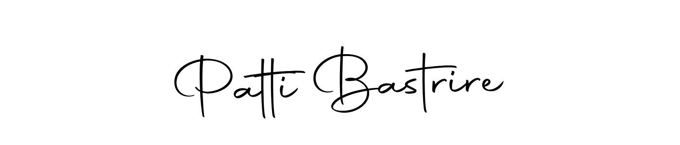 Make a beautiful signature design for name Patti Bastrire. With this signature (Autography-DOLnW) style, you can create a handwritten signature for free. Patti Bastrire signature style 10 images and pictures png