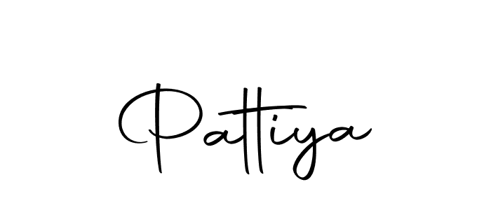 Design your own signature with our free online signature maker. With this signature software, you can create a handwritten (Autography-DOLnW) signature for name Pattiya. Pattiya signature style 10 images and pictures png