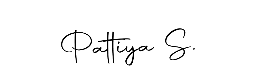 Autography-DOLnW is a professional signature style that is perfect for those who want to add a touch of class to their signature. It is also a great choice for those who want to make their signature more unique. Get Pattiya S. name to fancy signature for free. Pattiya S. signature style 10 images and pictures png