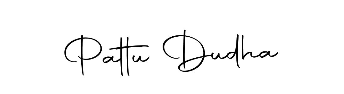 The best way (Autography-DOLnW) to make a short signature is to pick only two or three words in your name. The name Pattu Dudha include a total of six letters. For converting this name. Pattu Dudha signature style 10 images and pictures png