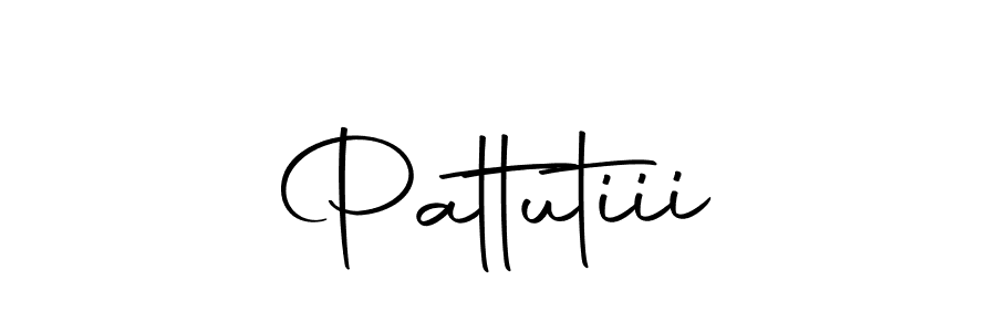 You should practise on your own different ways (Autography-DOLnW) to write your name (Pattutiii) in signature. don't let someone else do it for you. Pattutiii signature style 10 images and pictures png