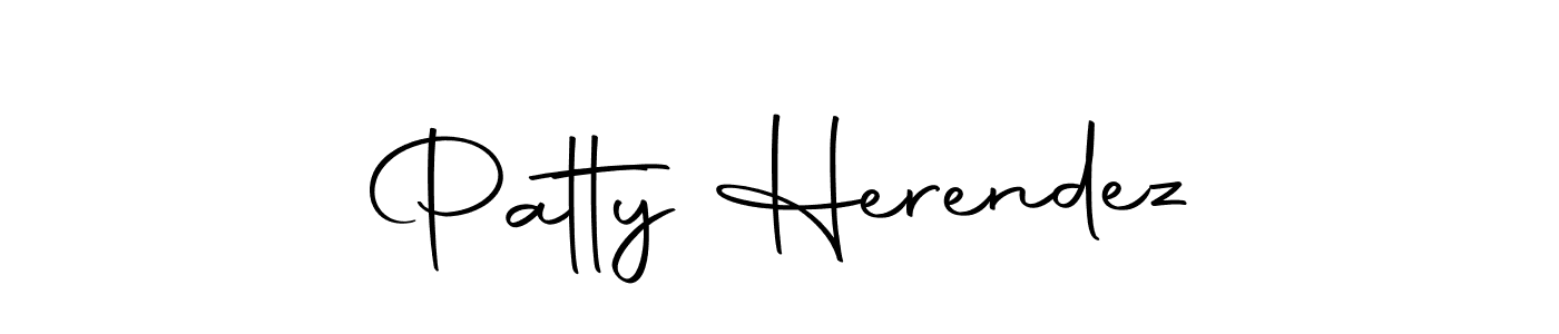 Use a signature maker to create a handwritten signature online. With this signature software, you can design (Autography-DOLnW) your own signature for name Patty Herendez. Patty Herendez signature style 10 images and pictures png