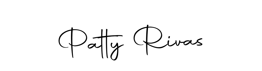 You should practise on your own different ways (Autography-DOLnW) to write your name (Patty Rivas) in signature. don't let someone else do it for you. Patty Rivas signature style 10 images and pictures png