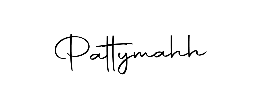 Design your own signature with our free online signature maker. With this signature software, you can create a handwritten (Autography-DOLnW) signature for name Pattymahh. Pattymahh signature style 10 images and pictures png