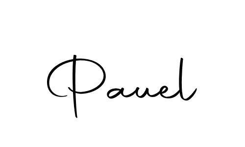 Design your own signature with our free online signature maker. With this signature software, you can create a handwritten (Autography-DOLnW) signature for name Pauel. Pauel signature style 10 images and pictures png