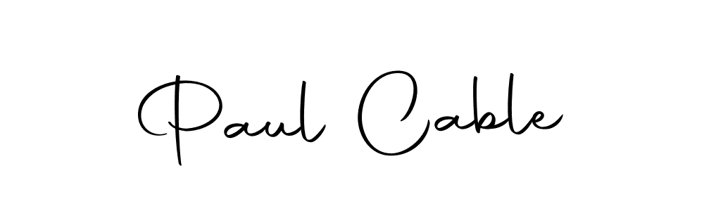 This is the best signature style for the Paul Cable name. Also you like these signature font (Autography-DOLnW). Mix name signature. Paul Cable signature style 10 images and pictures png