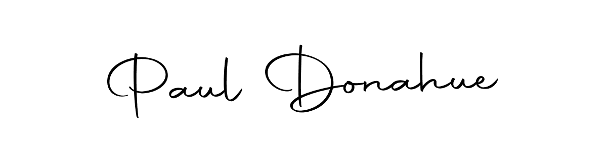 Create a beautiful signature design for name Paul Donahue. With this signature (Autography-DOLnW) fonts, you can make a handwritten signature for free. Paul Donahue signature style 10 images and pictures png