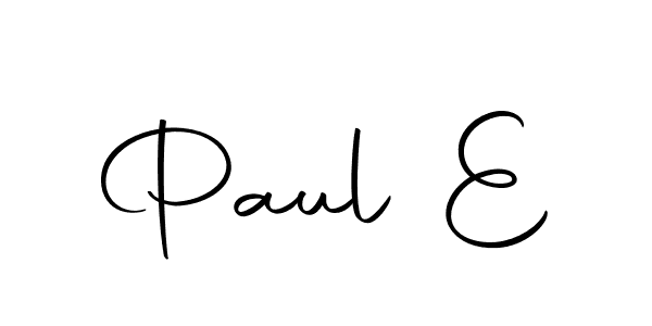 Paul E stylish signature style. Best Handwritten Sign (Autography-DOLnW) for my name. Handwritten Signature Collection Ideas for my name Paul E. Paul E signature style 10 images and pictures png
