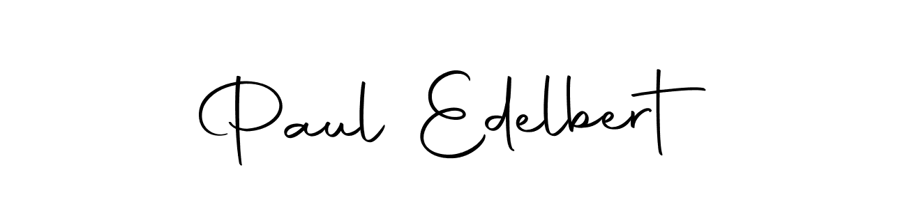 How to make Paul Edelbert name signature. Use Autography-DOLnW style for creating short signs online. This is the latest handwritten sign. Paul Edelbert signature style 10 images and pictures png