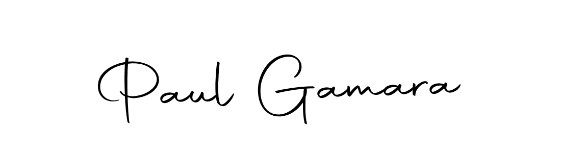 Use a signature maker to create a handwritten signature online. With this signature software, you can design (Autography-DOLnW) your own signature for name Paul Gamara. Paul Gamara signature style 10 images and pictures png