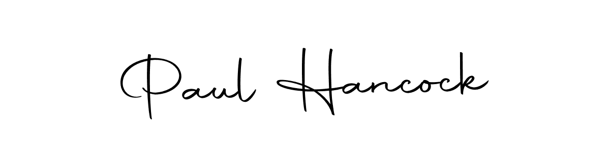 Create a beautiful signature design for name Paul Hancock. With this signature (Autography-DOLnW) fonts, you can make a handwritten signature for free. Paul Hancock signature style 10 images and pictures png