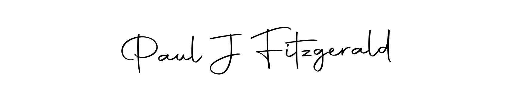 Design your own signature with our free online signature maker. With this signature software, you can create a handwritten (Autography-DOLnW) signature for name Paul J Fitzgerald. Paul J Fitzgerald signature style 10 images and pictures png