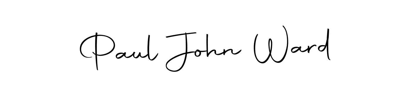 Paul John Ward stylish signature style. Best Handwritten Sign (Autography-DOLnW) for my name. Handwritten Signature Collection Ideas for my name Paul John Ward. Paul John Ward signature style 10 images and pictures png