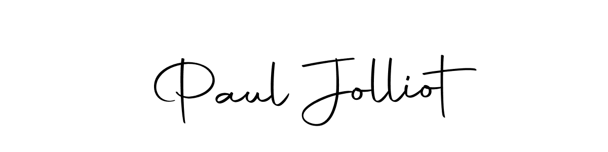 Use a signature maker to create a handwritten signature online. With this signature software, you can design (Autography-DOLnW) your own signature for name Paul Jolliot. Paul Jolliot signature style 10 images and pictures png