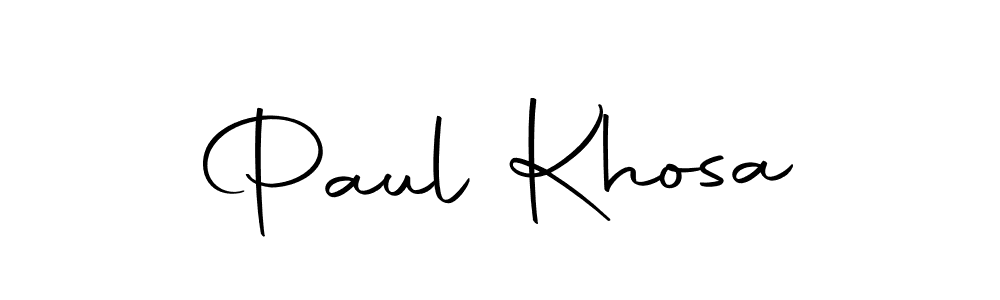 You can use this online signature creator to create a handwritten signature for the name Paul Khosa. This is the best online autograph maker. Paul Khosa signature style 10 images and pictures png