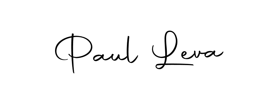 Design your own signature with our free online signature maker. With this signature software, you can create a handwritten (Autography-DOLnW) signature for name Paul Leva. Paul Leva signature style 10 images and pictures png