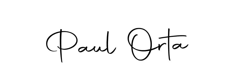 Create a beautiful signature design for name Paul Orta. With this signature (Autography-DOLnW) fonts, you can make a handwritten signature for free. Paul Orta signature style 10 images and pictures png