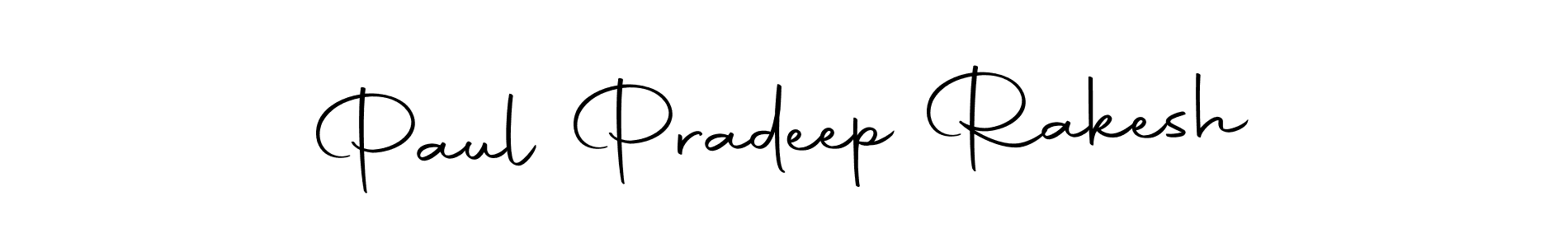 Also we have Paul Pradeep Rakesh name is the best signature style. Create professional handwritten signature collection using Autography-DOLnW autograph style. Paul Pradeep Rakesh signature style 10 images and pictures png