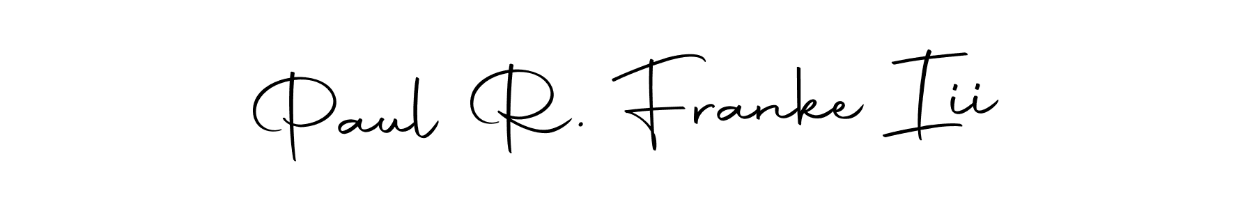 Make a beautiful signature design for name Paul R. Franke Iii. With this signature (Autography-DOLnW) style, you can create a handwritten signature for free. Paul R. Franke Iii signature style 10 images and pictures png