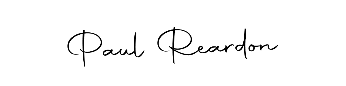 How to make Paul Reardon name signature. Use Autography-DOLnW style for creating short signs online. This is the latest handwritten sign. Paul Reardon signature style 10 images and pictures png