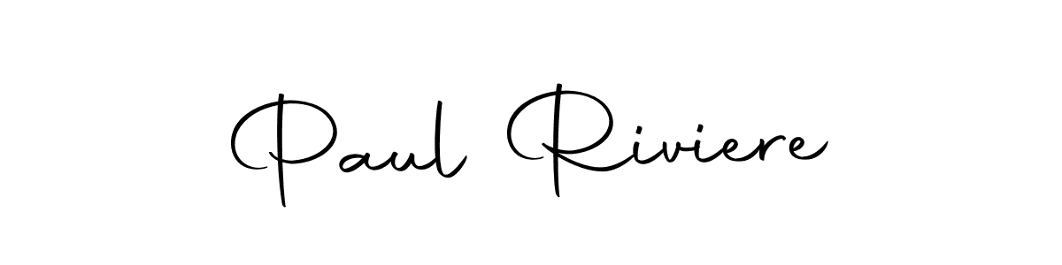 Make a beautiful signature design for name Paul Riviere. With this signature (Autography-DOLnW) style, you can create a handwritten signature for free. Paul Riviere signature style 10 images and pictures png