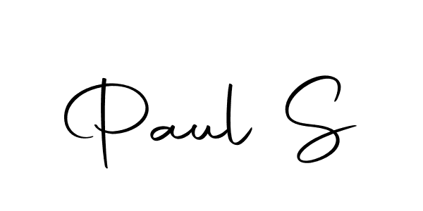 How to make Paul S signature? Autography-DOLnW is a professional autograph style. Create handwritten signature for Paul S name. Paul S signature style 10 images and pictures png