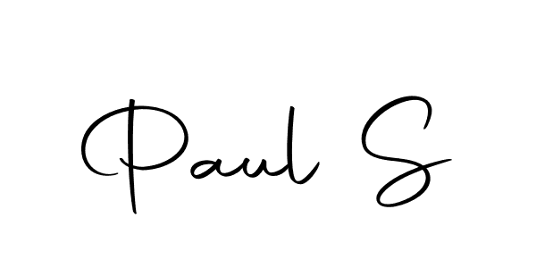 Make a beautiful signature design for name Paul S. Use this online signature maker to create a handwritten signature for free. Paul S signature style 10 images and pictures png