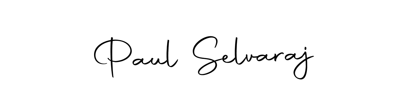 Design your own signature with our free online signature maker. With this signature software, you can create a handwritten (Autography-DOLnW) signature for name Paul Selvaraj. Paul Selvaraj signature style 10 images and pictures png