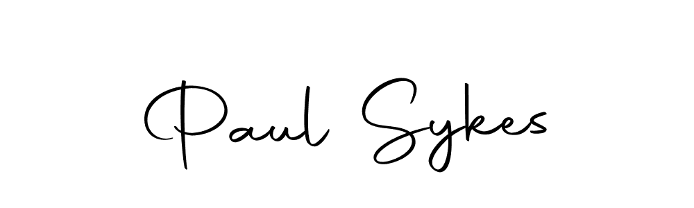 How to make Paul Sykes name signature. Use Autography-DOLnW style for creating short signs online. This is the latest handwritten sign. Paul Sykes signature style 10 images and pictures png