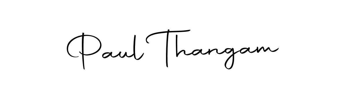 Make a beautiful signature design for name Paul Thangam. With this signature (Autography-DOLnW) style, you can create a handwritten signature for free. Paul Thangam signature style 10 images and pictures png
