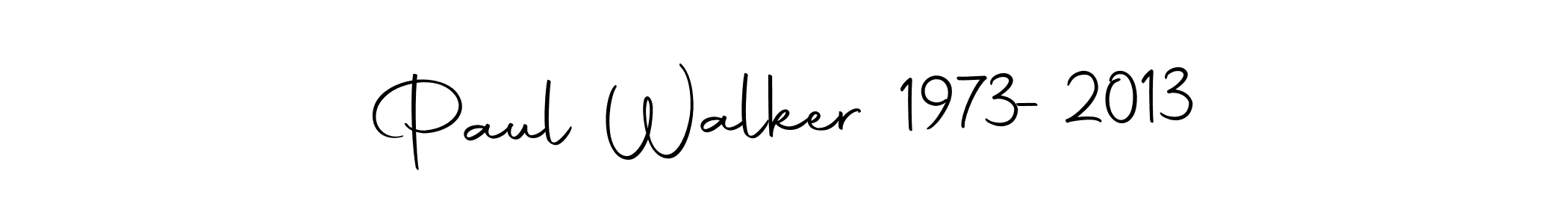 How to make Paul Walker 1973-2013 name signature. Use Autography-DOLnW style for creating short signs online. This is the latest handwritten sign. Paul Walker 1973-2013 signature style 10 images and pictures png