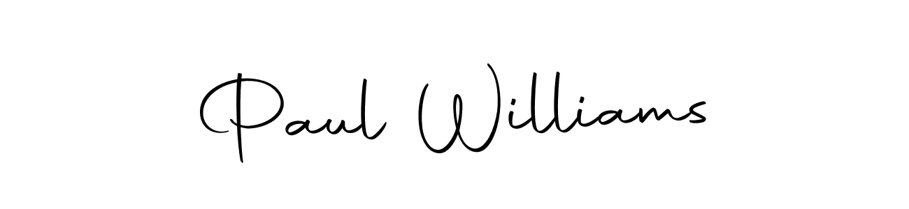 Make a beautiful signature design for name Paul Williams. Use this online signature maker to create a handwritten signature for free. Paul Williams signature style 10 images and pictures png