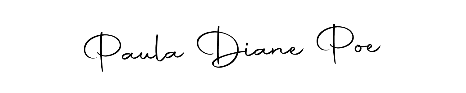 Once you've used our free online signature maker to create your best signature Autography-DOLnW style, it's time to enjoy all of the benefits that Paula Diane Poe name signing documents. Paula Diane Poe signature style 10 images and pictures png