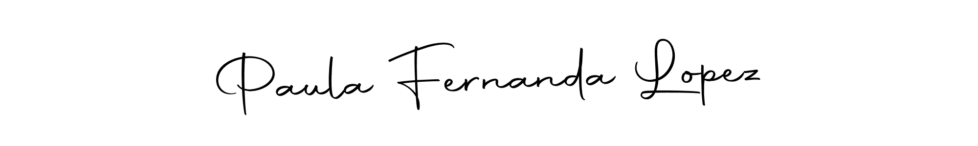 Design your own signature with our free online signature maker. With this signature software, you can create a handwritten (Autography-DOLnW) signature for name Paula Fernanda Lopez. Paula Fernanda Lopez signature style 10 images and pictures png