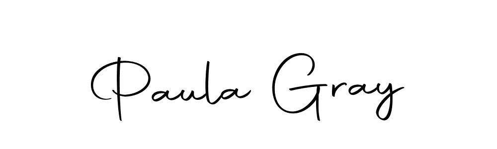 Design your own signature with our free online signature maker. With this signature software, you can create a handwritten (Autography-DOLnW) signature for name Paula Gray. Paula Gray signature style 10 images and pictures png