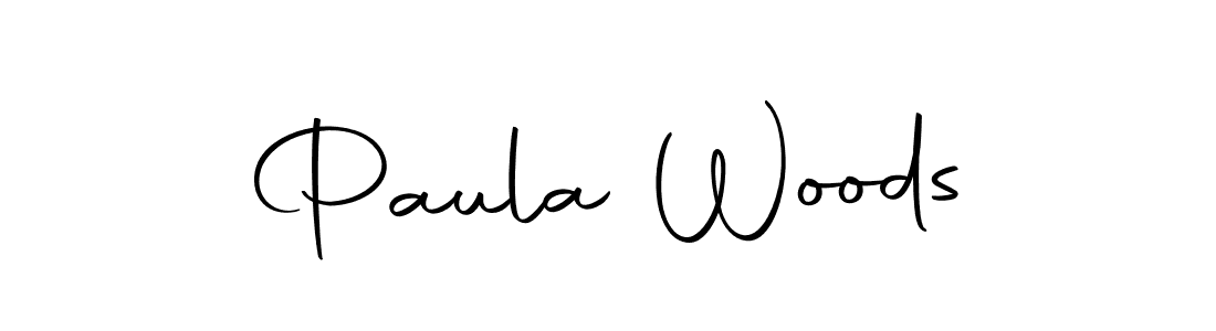 Make a beautiful signature design for name Paula Woods. Use this online signature maker to create a handwritten signature for free. Paula Woods signature style 10 images and pictures png