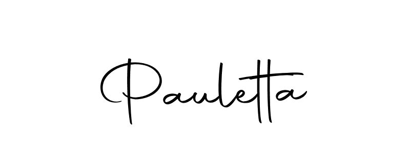 Also we have Pauletta name is the best signature style. Create professional handwritten signature collection using Autography-DOLnW autograph style. Pauletta signature style 10 images and pictures png
