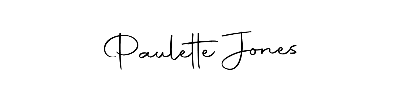 The best way (Autography-DOLnW) to make a short signature is to pick only two or three words in your name. The name Paulette Jones include a total of six letters. For converting this name. Paulette Jones signature style 10 images and pictures png