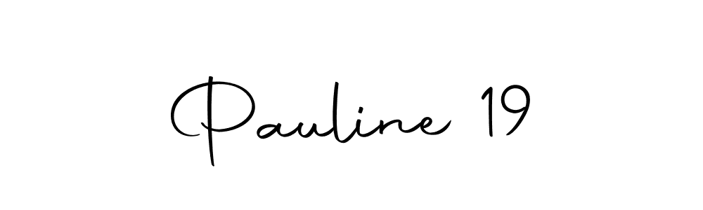 How to make Pauline 19 name signature. Use Autography-DOLnW style for creating short signs online. This is the latest handwritten sign. Pauline 19 signature style 10 images and pictures png