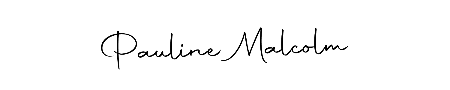 Use a signature maker to create a handwritten signature online. With this signature software, you can design (Autography-DOLnW) your own signature for name Pauline Malcolm. Pauline Malcolm signature style 10 images and pictures png