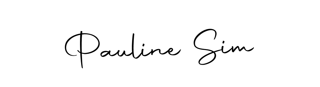 Make a short Pauline Sim signature style. Manage your documents anywhere anytime using Autography-DOLnW. Create and add eSignatures, submit forms, share and send files easily. Pauline Sim signature style 10 images and pictures png