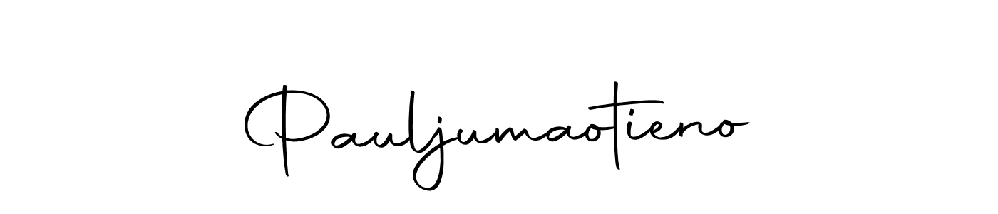 Also we have Pauljumaotieno name is the best signature style. Create professional handwritten signature collection using Autography-DOLnW autograph style. Pauljumaotieno signature style 10 images and pictures png