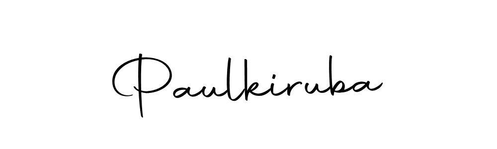 Create a beautiful signature design for name Paulkiruba. With this signature (Autography-DOLnW) fonts, you can make a handwritten signature for free. Paulkiruba signature style 10 images and pictures png