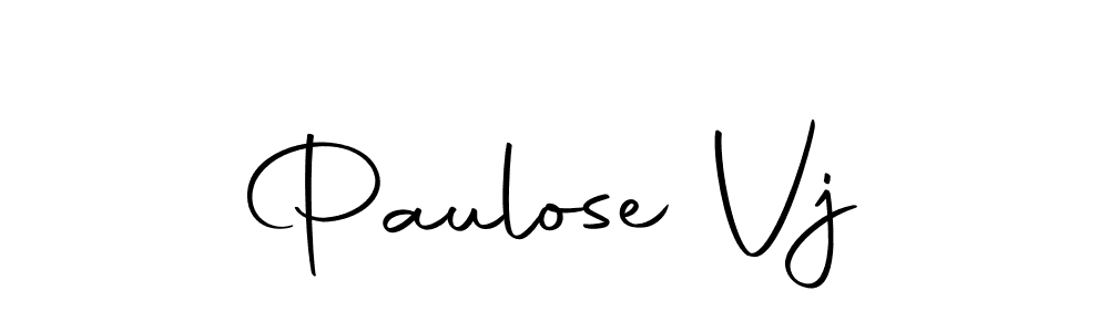 You can use this online signature creator to create a handwritten signature for the name Paulose Vj. This is the best online autograph maker. Paulose Vj signature style 10 images and pictures png